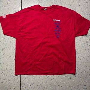 Red Parkhouse Motorsports Racing Truck Graphic T-shirt Fox Dunes Mens 4XL